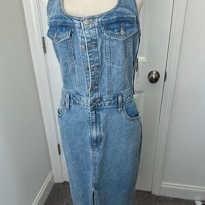 Women's Blue Denim Overalls